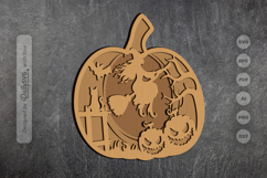 Halloween Layered Laser Cut 3D SVG Product Image 3