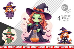 Witch Vibes Clipart Product Image 1