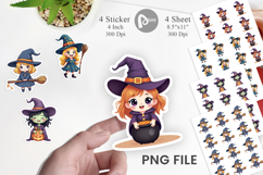 Witch Vibes Sticker Product Image 1