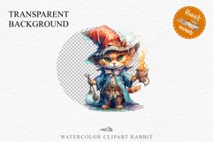Halloween Wizard Kitten Witch Black Cats Clipart PNG Spooky Fairy Tale Art Image Watercolor witch magic Print illustration sublimation creepy printable digital watercolor cute halloween kitten kitty pumpkin clipart, spooky sublimation nursery, Creepy Witc