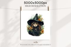 Halloween Wizard Kitten Witch Black Cats Clipart PNG Spooky Fairy Tale Art Image Watercolor witch magic Print illustration sublimation creepy printable digital watercolor cute halloween witch cat kitty pumpkin clipart, spooky sublimation nursery, Creepy 