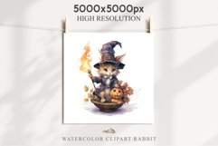 Halloween Wizard Kitten Witch Black Cats Clipart PNG Spooky Fairy Tale Art Image Watercolor witch magic Print illustration sublimation creepy printable digital watercolor cute halloween kitten kitty pumpkin clipart, spooky sublimation nursery, Creepy Witc
