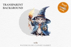 Halloween Wizard Kitten Witch Black Cats Clipart PNG Spooky Fairy Tale Art Image Watercolor witch magic Print illustration sublimation creepy printable digital watercolor cute halloween kitten kitty pumpkin clipart, spooky sublimation nursery, Creepy Witc