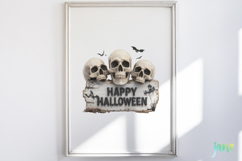 Halloween Wooden Board Sublimation Product Image 2