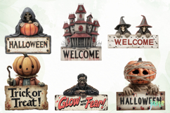 Halloween Wooden Board Sublimation Product Image 4
