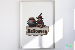 Halloween Wooden Board Sublimation Product Image 3