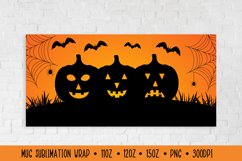 Halloween Mug Sublimation Wrap. Halloween Pumpkins Mug Product Image 2