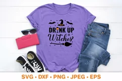 Drink up Witches SVG. Halloween quote sign. Product Image 2