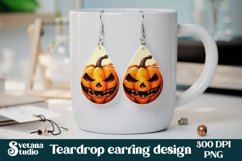 Teardrop earring sublimation | Halloween earring bundle