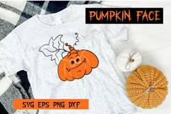 Pumpkin Face, Pumpkin SVG, Halloween face SVG, Halloween Svg Product Image 2