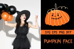 Pumpkin Face, Pumpkin SVG, Halloween face SVG, Halloween Svg Product Image 2