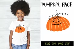 Pumpkin Face, Pumpkin SVG, Halloween face SVG, Halloween Svg Product Image 3