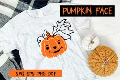 Halloween Svg, Pumpkin Face, Pumpkin SVG, Halloween face SVG Product Image 2