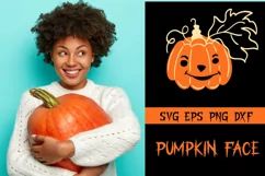 Halloween Svg, Pumpkin Face, Pumpkin SVG, Halloween face SVG Product Image 3