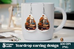 Teardrop earring sublimation | Halloween earring bundle