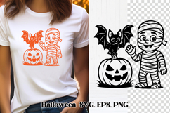 Scary Halloween bat SVG design | Halloween SVG Product Image 1