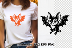 Scary Halloween bat SVG design | Halloween SVG Product Image 1