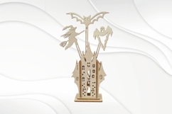 Halloween Gift card design, laser cut svg dxf model. Product Image 4