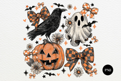 Vintage Halloween Collage PNG Product Image 1