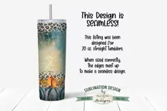 Halloween Highland Cow Seamless 20 oz Tumbler Design Product Image 2