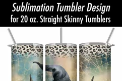 Halloween Highland Cow Seamless 20 oz Tumbler Design Product Image 4