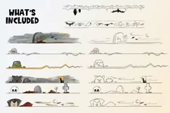 Halloween Doodle Dividers| 17 PNG Halloween Doodle Dividers Product Image 2