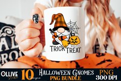 Halloween Sublimation Gnome Bundle PNG Product Image 2