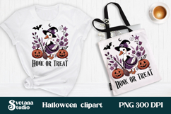 Halloween goose clipart PNG design | Halloween quotes PNG Product Image 1