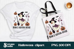 Halloween goose clipart PNG design | Halloween quotes PNG Product Image 1