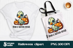 Halloween goose clipart PNG design | Halloween quotes PNG Product Image 1