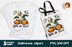Halloween goose clipart PNG design | Halloween quotes PNG Product Image 1