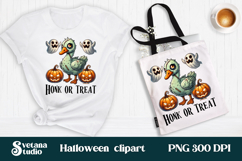 Halloween goose clipart PNG design | Halloween quotes PNG Product Image 1