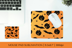 Halloween mouse pad sublimation design 05 Product Image 1