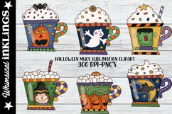 Halloween Mugs Sublimation Clipart Product Image 1