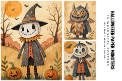 Halloween Paper Monsters Product Image 4