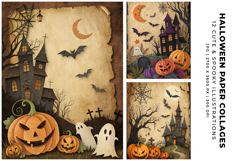 Halloween Paper Collages Product Image 1