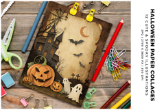 Halloween Paper Collages Product Image 5