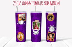 Halloween Photo 20 OZ Skinny Tumbler Design Sublimation Product Image 1
