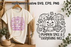 Halloween pumpkin quotes SVG | Halloween SVG Product Image 1