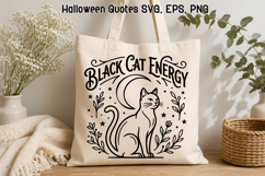Black Cat Garden Club SVG | Halloween SVG Product Image 1