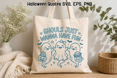 Spooky Ghost Club SVG Design | Halloween SVG Product Image 1