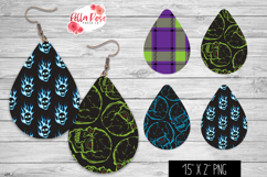 Halloween Skulls | Spooky | 4 Sets of Teardrop Earrings Product Image 1