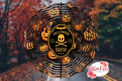 Halloween Brew | 10" Sublimation Wind Spinner Product Image 1
