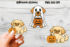 Halloween stickers PNG | Printable Halloween dog sticker Product Image 1