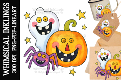 Halloween Trio Sublimation Clipart Product Image 1