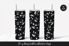 Halloween Tumbler Sublimation Wrap. Vol.4 Tumbler Design Product Image 5