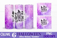 Halloween Skinny Tumbler Wrap Sublimation Bundle Product Image 3
