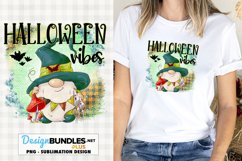 Halloween Vibes Gnome Sublimation Design | Halloween PNG Product Image 1
