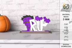 Halloween Character Shelf Sitter Laser Cut. Stand decor SVG Product Image 1