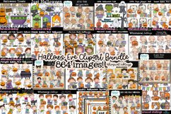 Hallows Eve Hodge Podge-HUGE Halloween Clipart Bundle Product Image 3